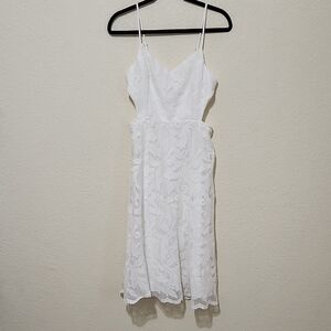 Show Me Your MuMu White Spaghetti Strap Slip Dress